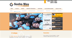 Desktop Screenshot of colegiosonhomeu.com.br